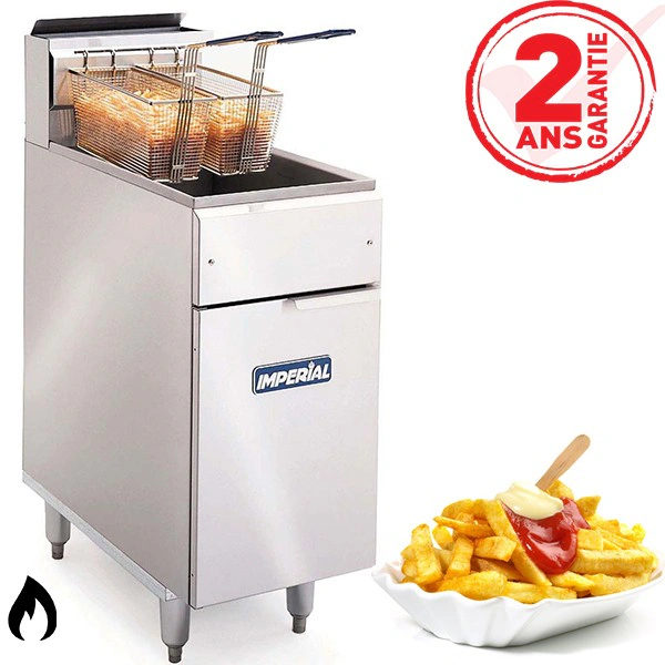 Friteuse gaz haut rendement 27 L IMPERIAL