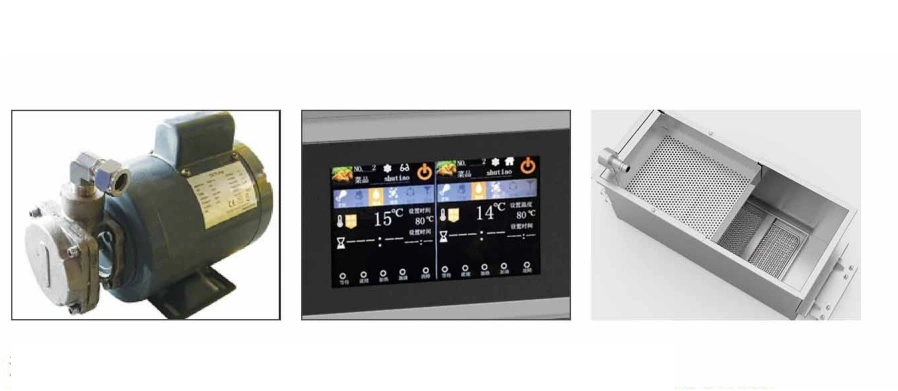 Friteuse haut rendement électrique 4 cuves 4x13L