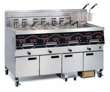 Friteuse haut rendement electrique 4 cuves 8000