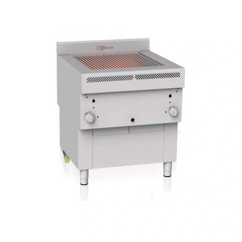 Gril professionnel à gaz inox moyenne capacité