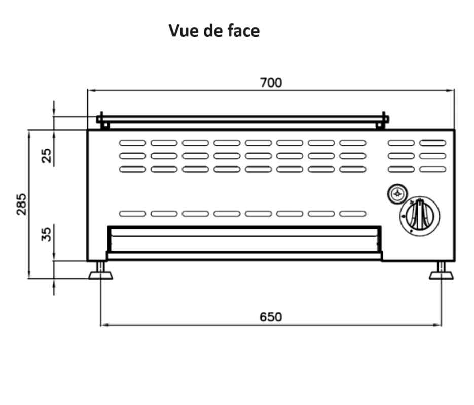 Grill à brochettes japonaise vapeur à Gaz