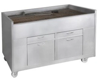 Grill Charbon de Bois 800 pour viande et poisson