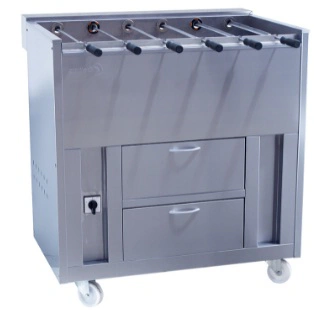 Grill Charbon de Bois Rodizio Monophase 700 Simple