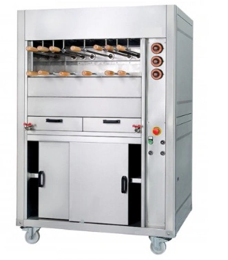 Grill Gaz pour Rodizio Monophase L.740 Double