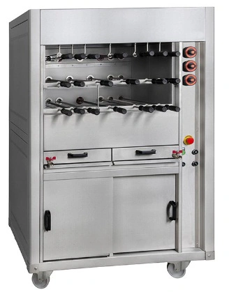 Grill Gaz pour Rodizio Monophase L. 740 Triple