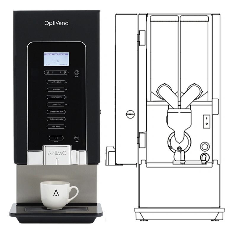 Machine à café instantané OPTIVEND 21S NG