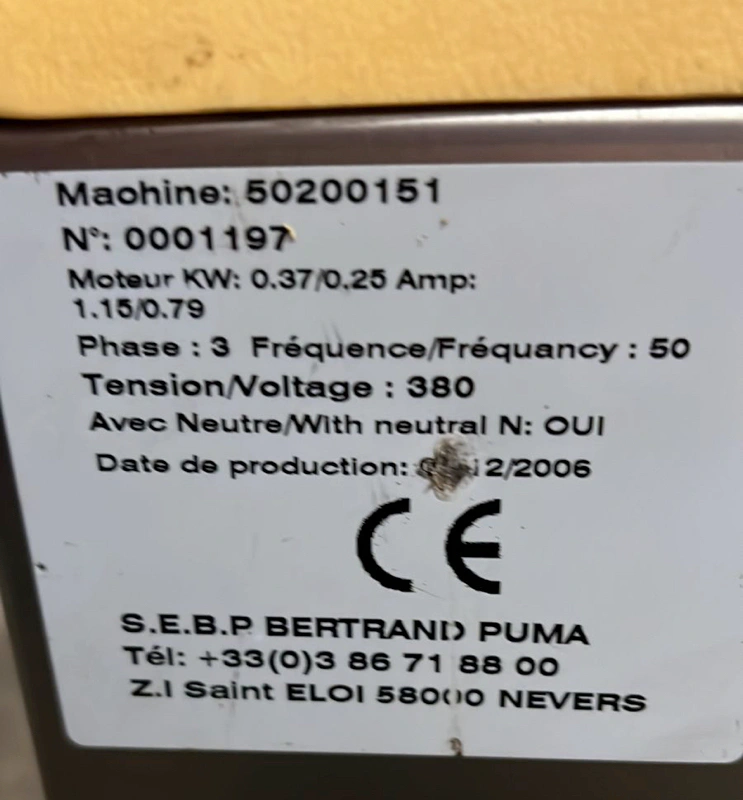 Machine à levain liquide d'Occasion FERMENTOLEVAIN