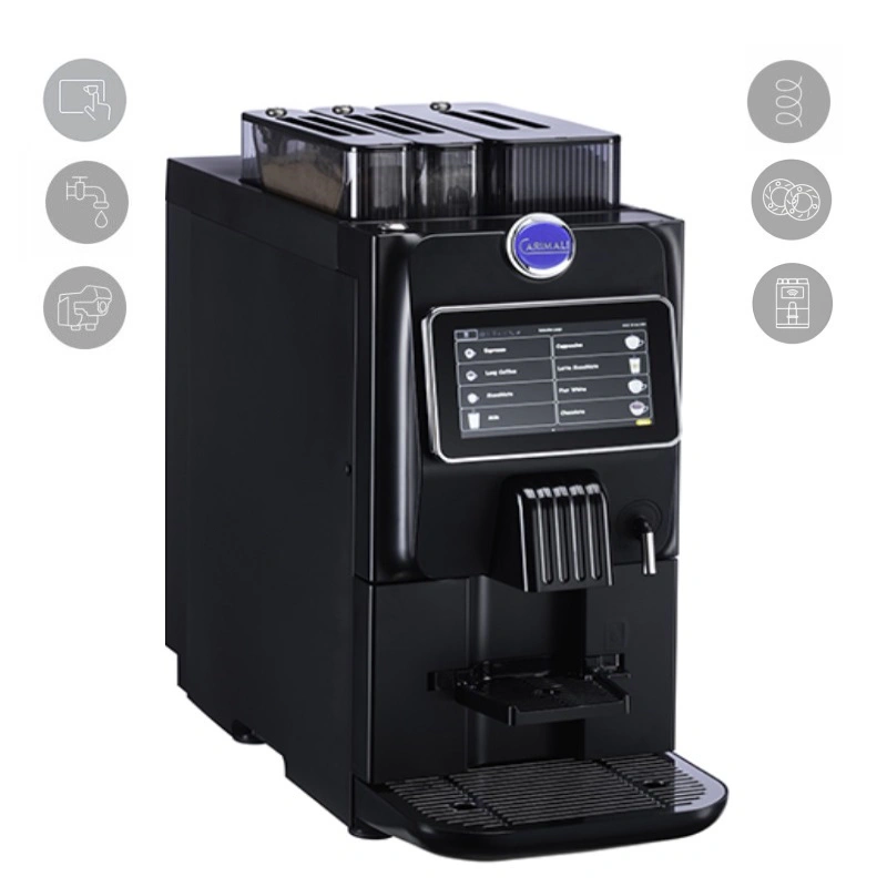 Machine espresso avec mouleuse et 2 bacs à poudres