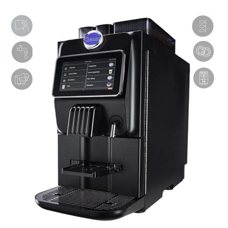 Machine espresso avec mouleuse et 2 bacs à poudres