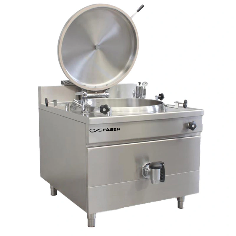 Marmite carrée 100 L AUTOCLAVE gaz indirect