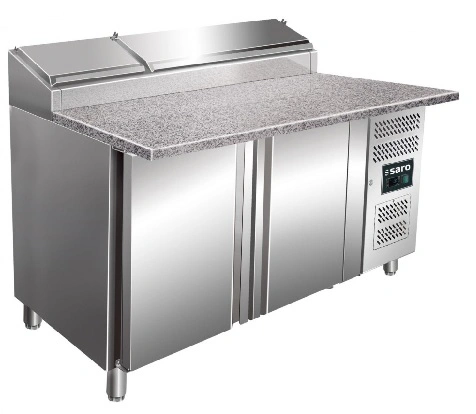 Meuble à pizza 2 portes avec granit