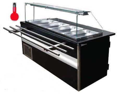 Meuble pasta chaud 2000 mm