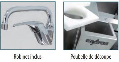 Meuble préparation Cocktail avec tiroirs Réfrigéré