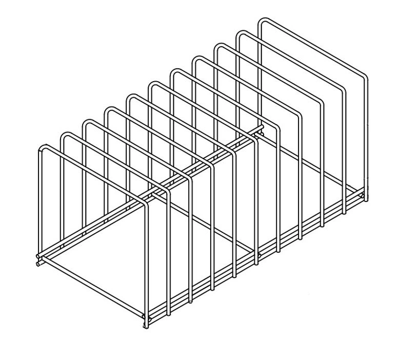 PLAQUE DE SUPPORT EN ACIER INOX 10