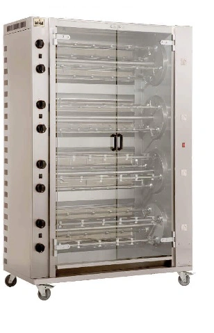 Rôtissoire a gaz multi rotatif 16 broches