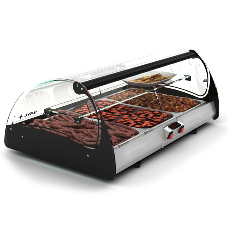 Vitrine bain-marie à poser 3 GN1/1