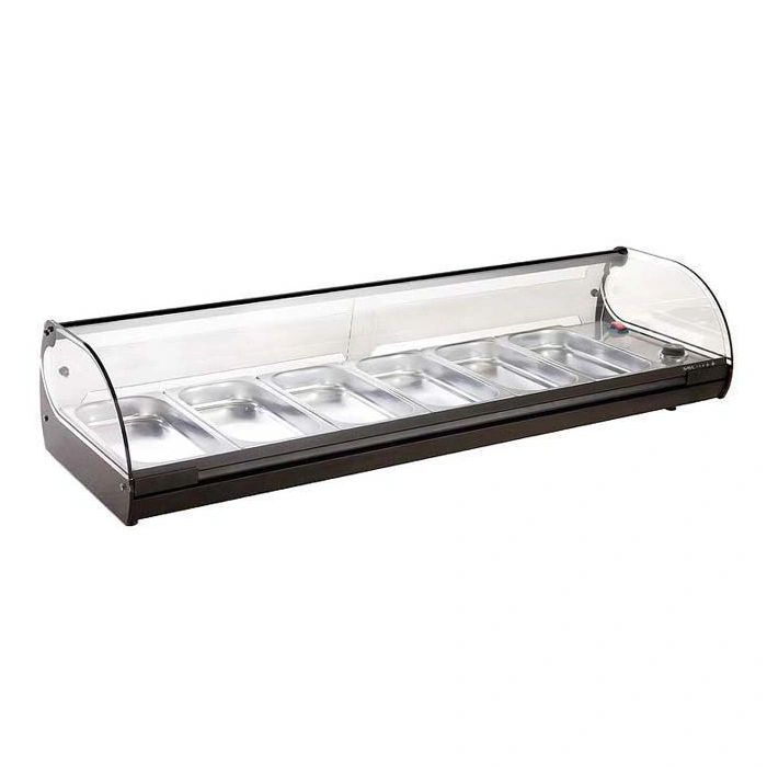 Vitrine bain-marie à poser 6 GN1/3