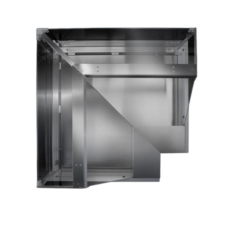 Vitrine d'exposition MR80 Vitre Droite Coin ouvert