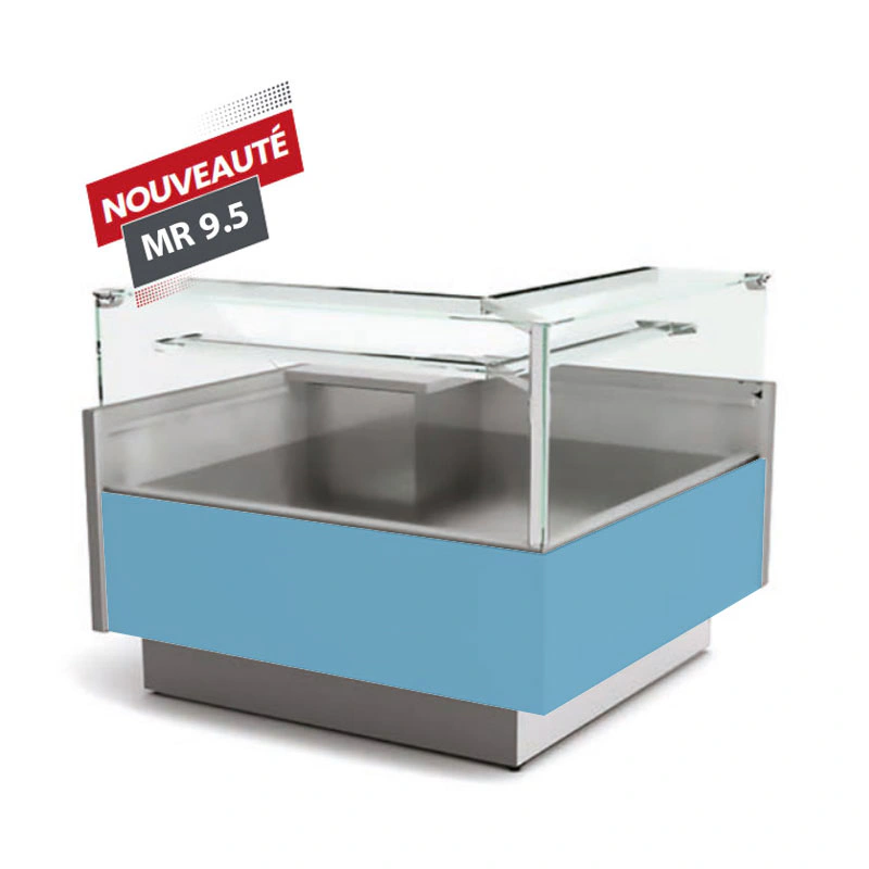 Vitrine d'exposition MR80 Vitre Droite Coin ouvert