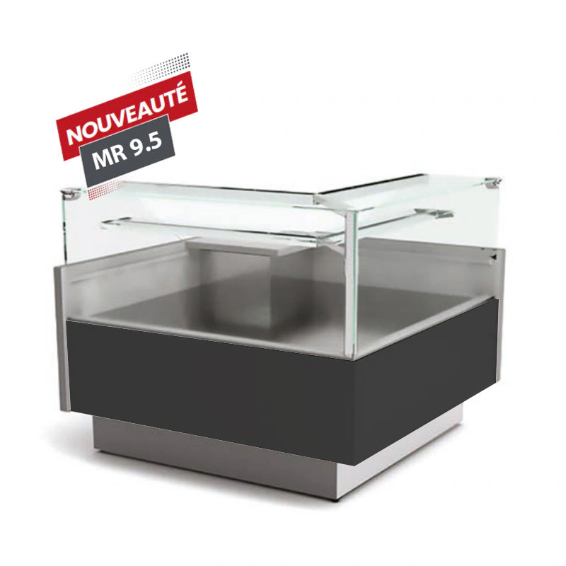 Vitrine d'exposition MR80 Vitre Droite Coin ouvert