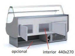 Vitrine Modulaire serie 8 verre droit 1 porte